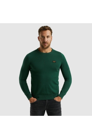 PME Legend R-neck American classic knit 6143 Trekking green