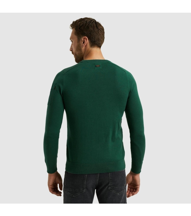 PME Legend R-neck American classic knit 6143 Trekking green