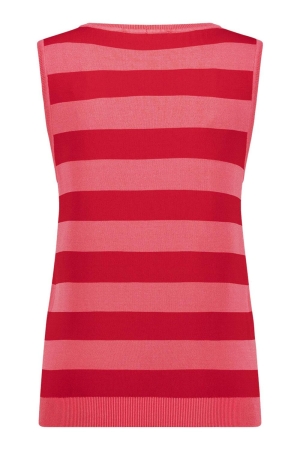 Studio Anneloes Quinny sls stripe pullover 3337 Coral/Red