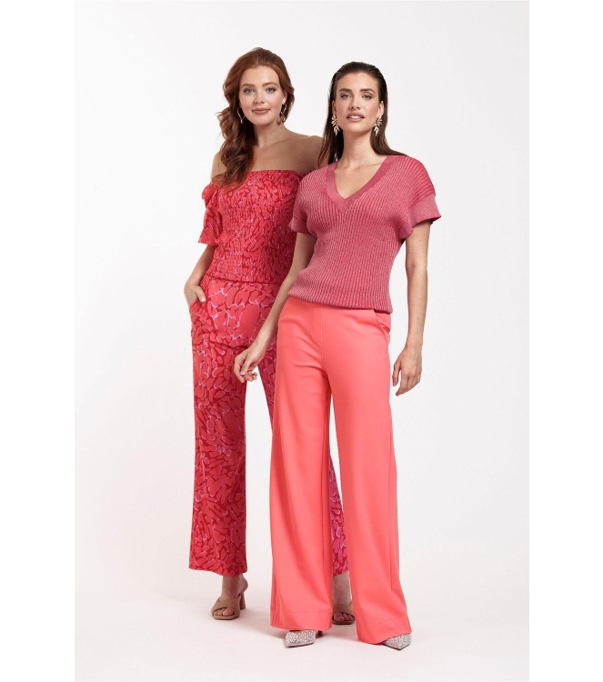 Studio Anneloes Meghan butterfly trousers 3733 red/coral