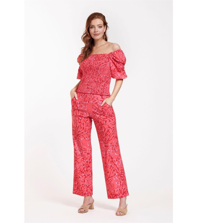 Studio Anneloes Meghan butterfly trousers 3733 red/coral