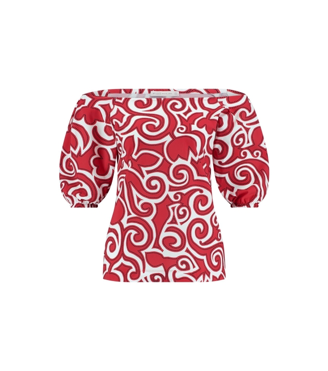 Studio Anneloes Manon tulip top 3711 red/offwhite