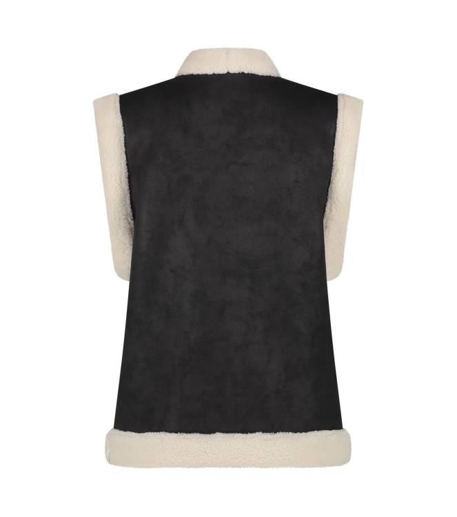 NUKUS Elise Gilet 89 black/offwhite