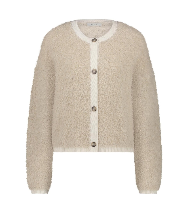 NUKUS Mandy Cardigan 9 sand