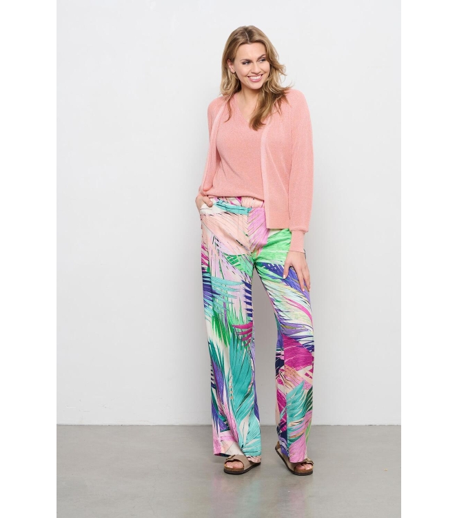 Co Woman JULIE MULTI LEAF 44095 nt-turquoise multi