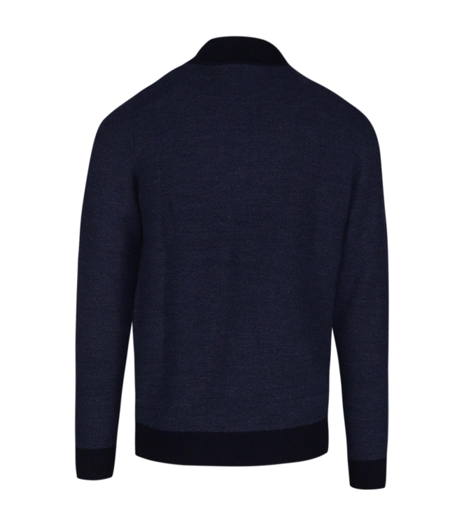 Born with Appetite Dun Half Zip Pullover 290 Navy