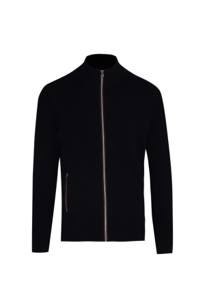 Scotland Blue Ruwen Full Zip Cardigan 290 Navy