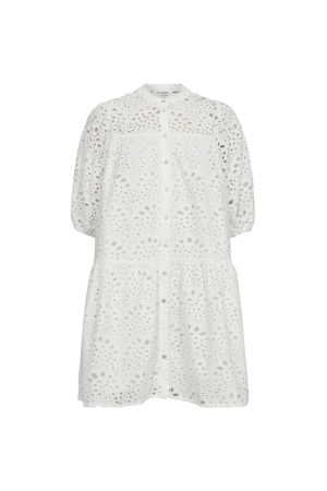 Co Couture ViolaCC Anglaise Dress 4000 White