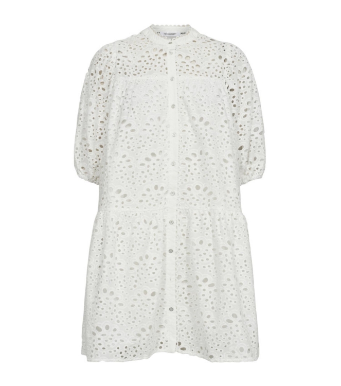 Co Couture ViolaCC Anglaise Dress 4000 White