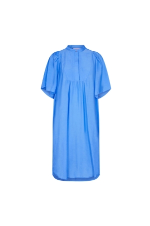Co Couture  Callum Volume SS Dress 7251 Clear blue