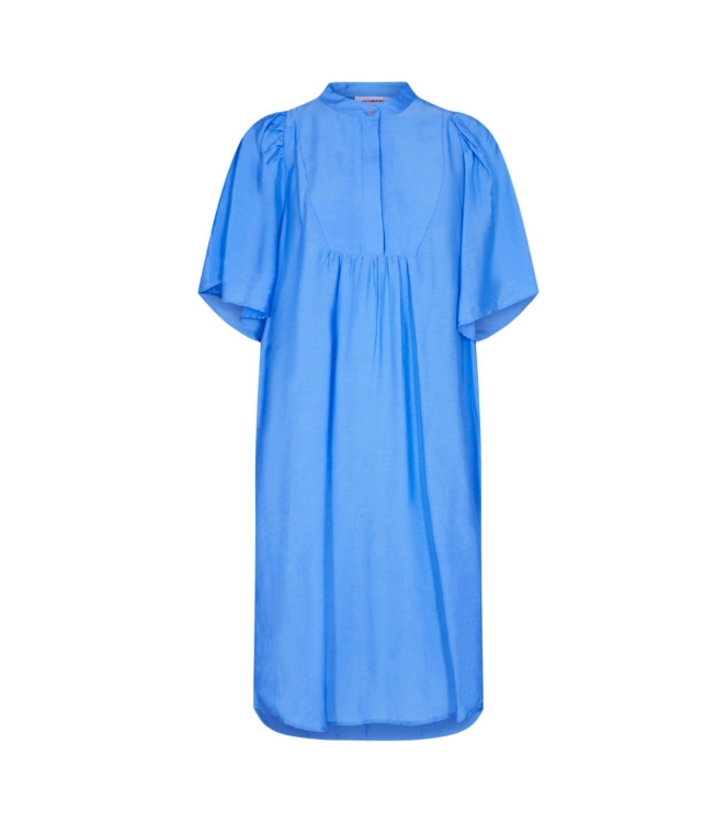 Co Couture  Callum Volume SS Dress 7251 Clear blue
