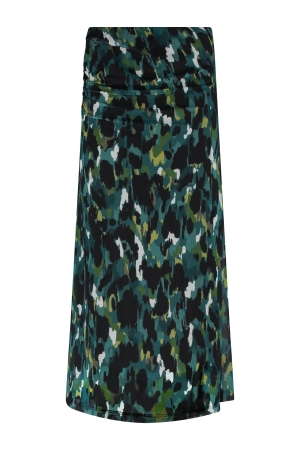 Tramontana Skirt Mesh Autumn Brushes 099991-Print petrol