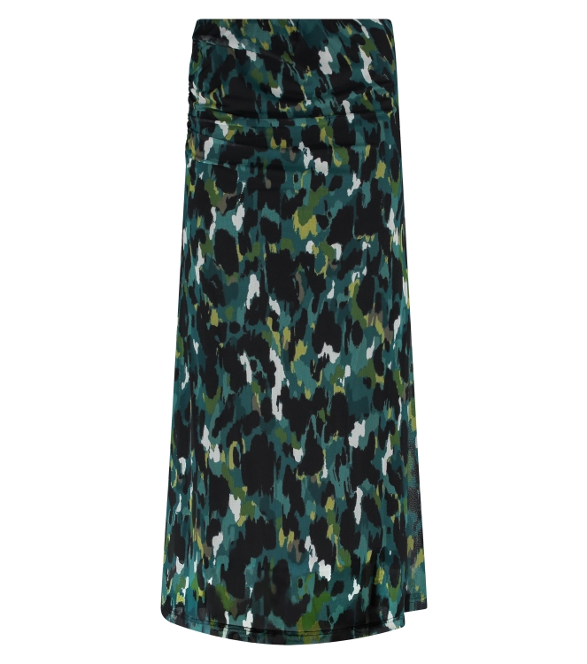 Tramontana Skirt Mesh Autumn Brushes 099991-Print petrol