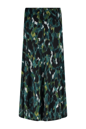 Tramontana Skirt Mesh Autumn Brushes 099991-Print petrol