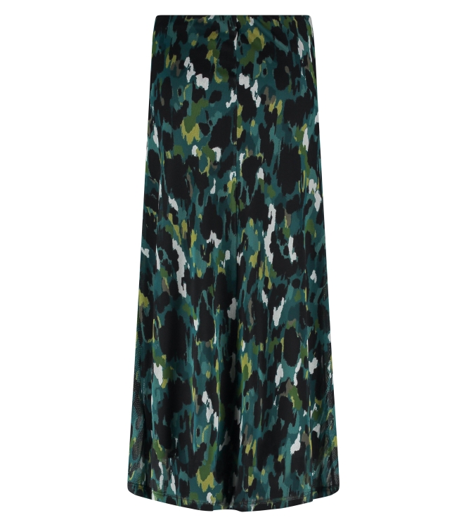 Tramontana Skirt Mesh Autumn Brushes 099991-Print petrol