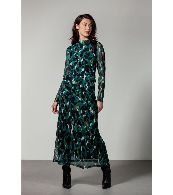 Tramontana Skirt Mesh Autumn Brushes 099991-Print petrol