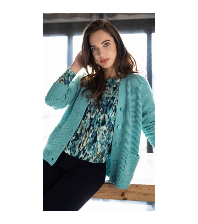 Sarto Fashion Blouson ballet neck k1942 multicolor