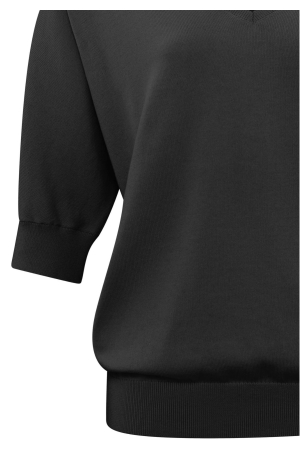 Yaya Double v-neck sweater 99944 Anthracite