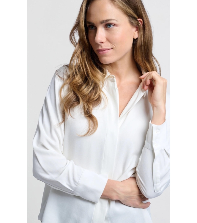 Yaya Cropped blouse Off white