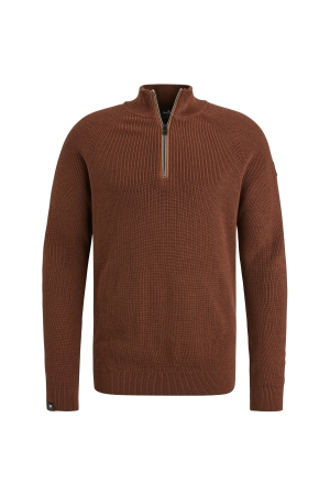 Vanguard Half zip collar gentleman's deal c 8173 Rum raisin