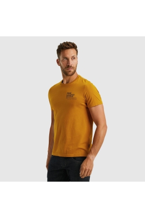 PME Legend Short sleeve r-neck single jersey 1119 Buckthorne brown