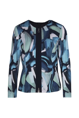 Hermann Lange Jasje 6467 Turquoise print