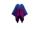 Kyra poncho colorblock knit 540 orchid