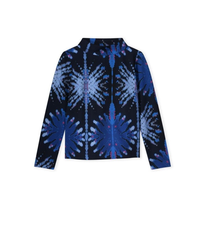 Kyra top turtle crystal print 430 deep blue