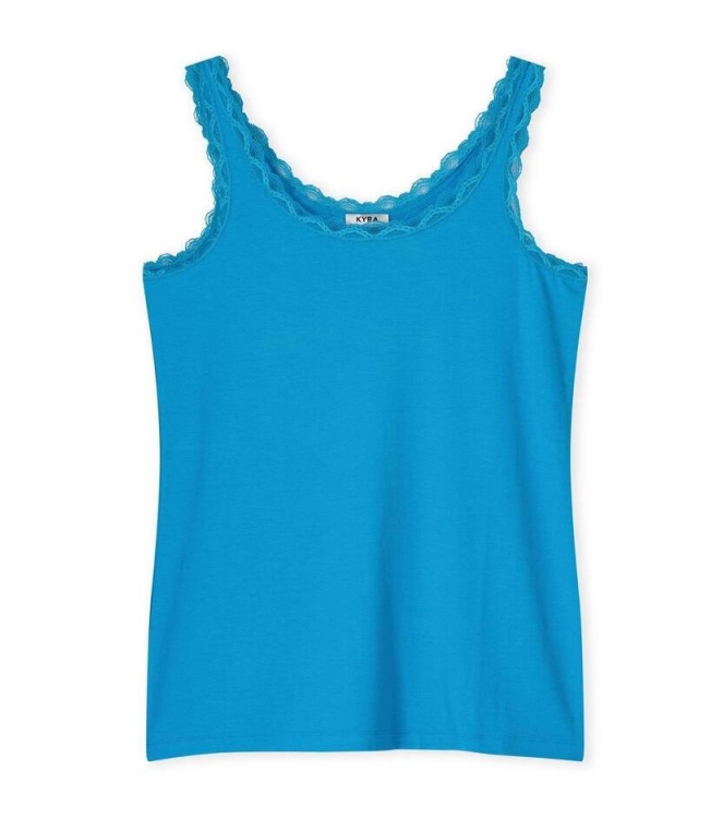 Kyra singlet lace basic jersey 415 blue lagoon