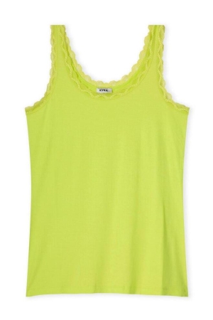 Kyra singlet lace basic jersey 357 cyber lime