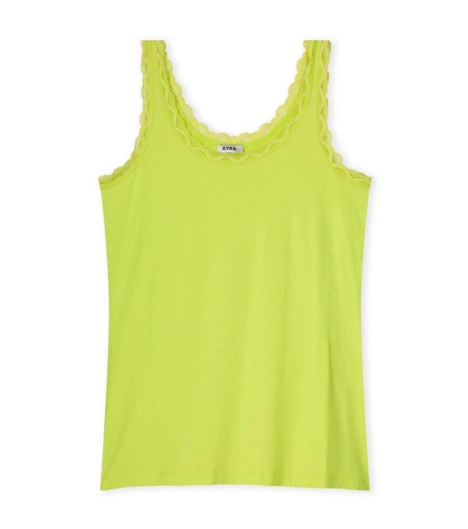 Kyra singlet lace basic jersey 357 cyber lime