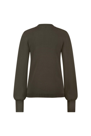 Studio Anneloes Lovis button pullover 7400 new army