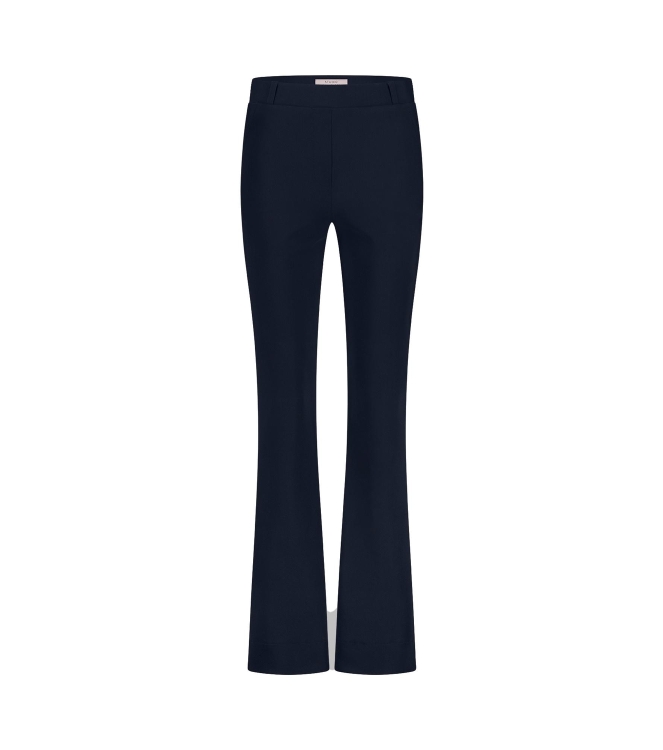 Studio Anneloes Flair bonded trousers 6900 dark blue