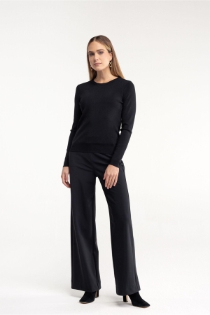 Studio Anneloes Lexie bonded trousers 9000 black