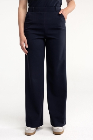 Studio Anneloes Lexie bonded trousers 6900 dark blue