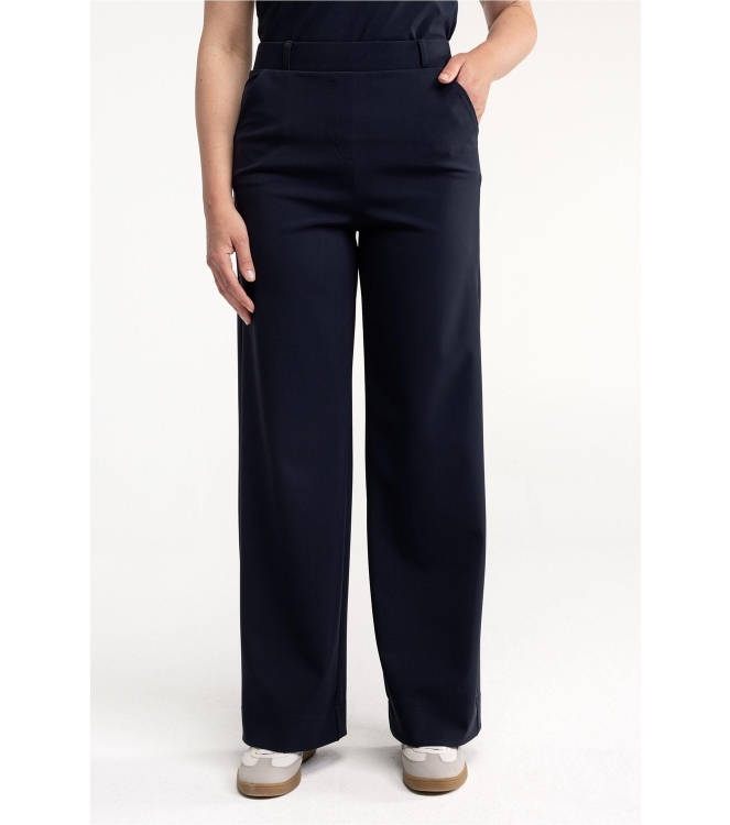 Studio Anneloes Lexie bonded trousers 6900 dark blue