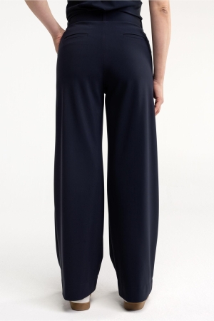 Studio Anneloes Lexie bonded trousers 6900 dark blue