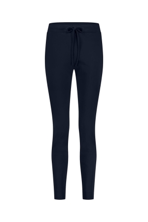 Studio Anneloes Downstairs bonded trousers 6900 dark blue