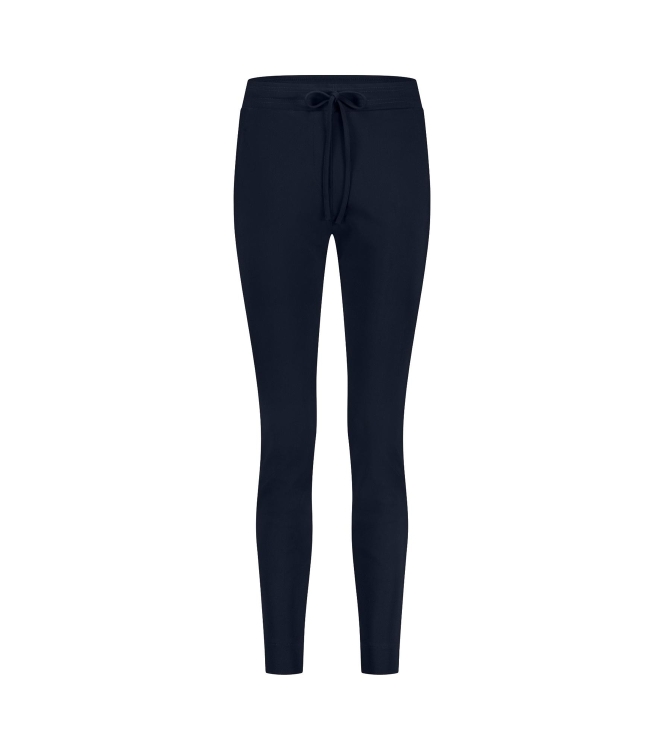 Studio Anneloes Downstairs bonded trousers 6900 dark blue