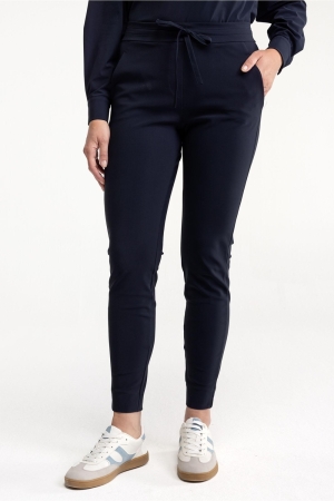 Studio Anneloes Downstairs bonded trousers 6900 dark blue