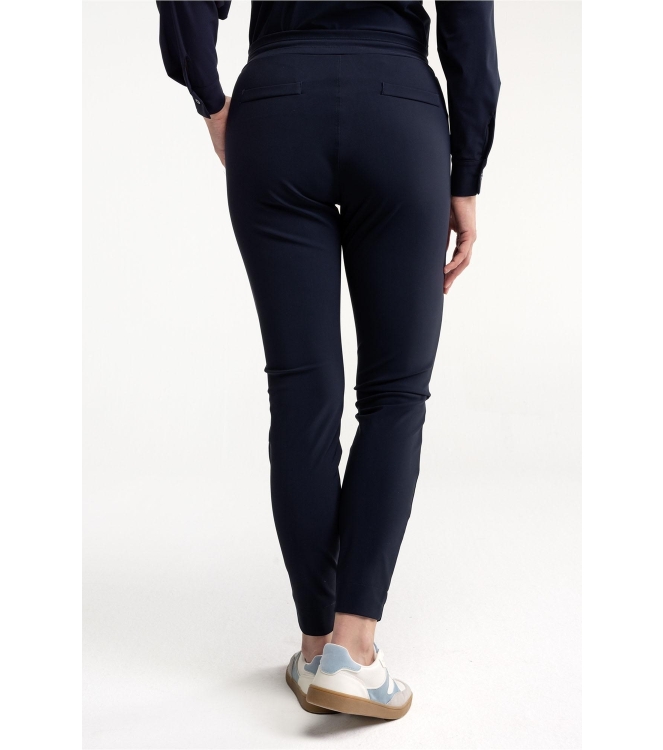 Studio Anneloes Downstairs bonded trousers 6900 dark blue