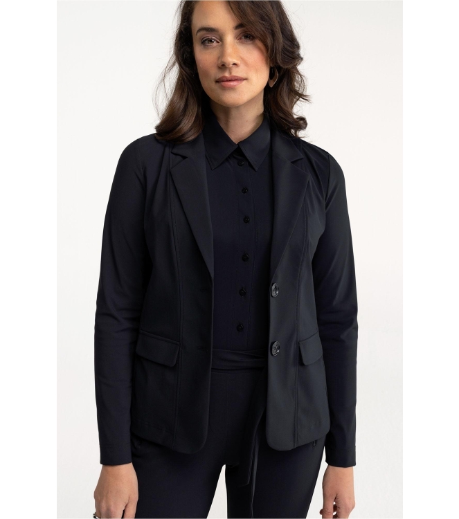 Studio Anneloes Bright bonded blazer 9000 black