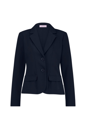 Studio Anneloes Bright bonded blazer 6900 dark blue