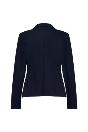 Studio Anneloes Bright bonded blazer 6900 dark blue