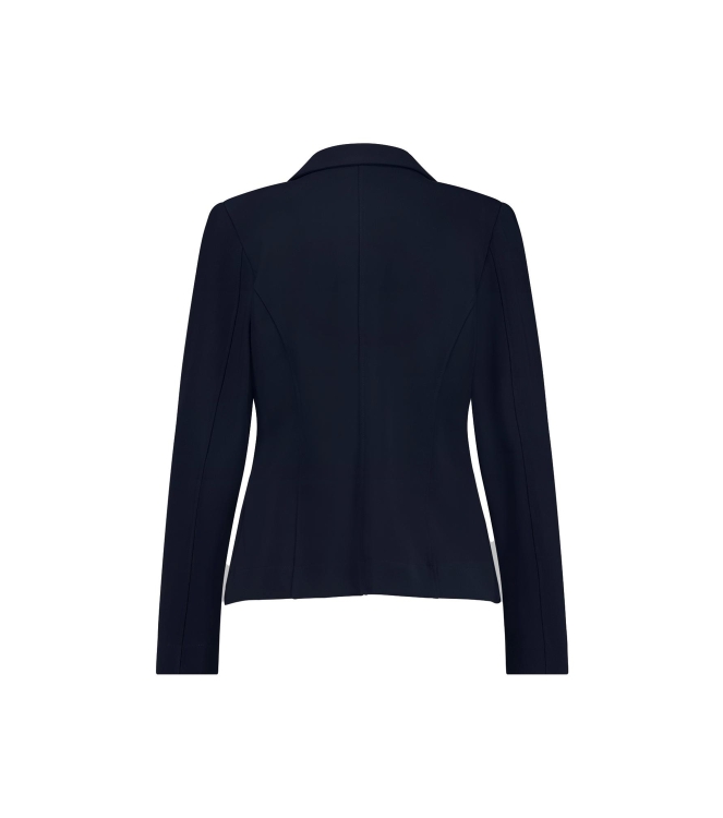 Studio Anneloes Bright bonded blazer 6900 dark blue