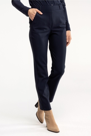 Studio Anneloes Anne bonded trousers 6900 dark blue