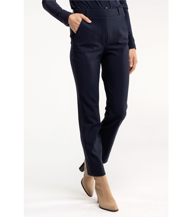 Studio Anneloes Anne bonded trousers 6900 dark blue