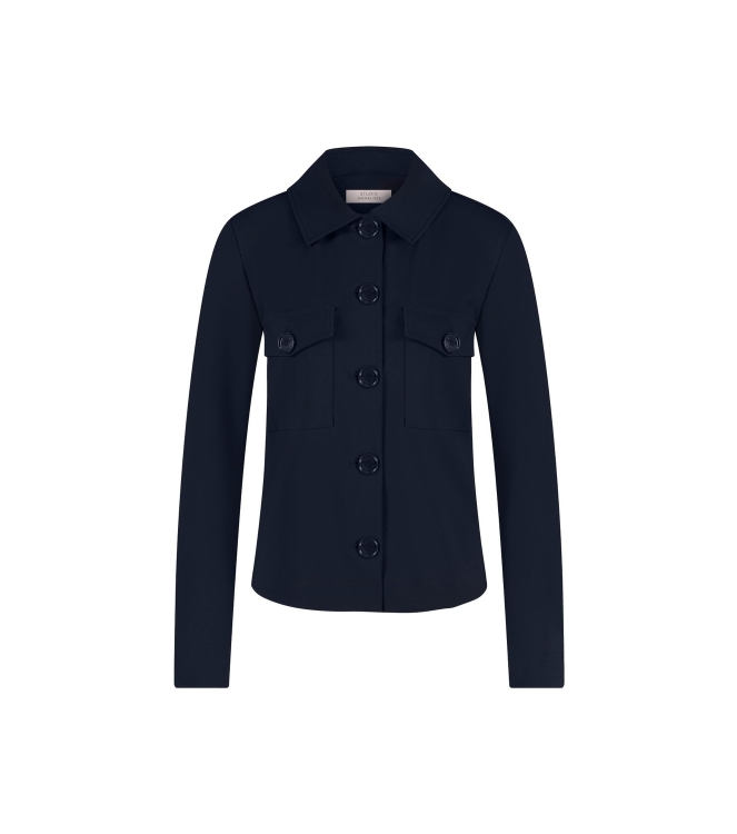 Studio Anneloes Claire bonded jacket 6900 dark blue