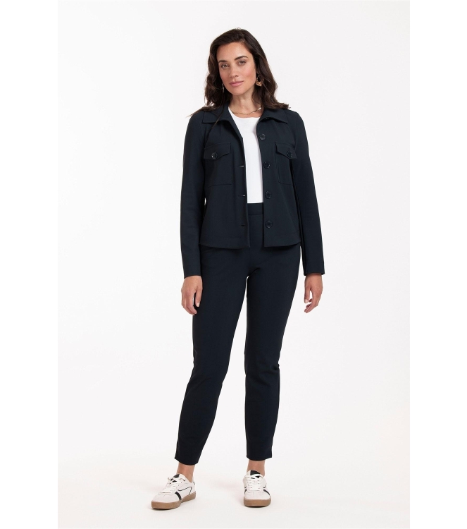 Studio Anneloes Claire bonded jacket 6900 dark blue
