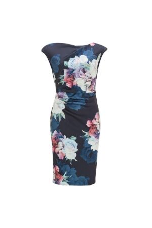 Swing Cocktailjurk Scuba 3001 Navy/multi